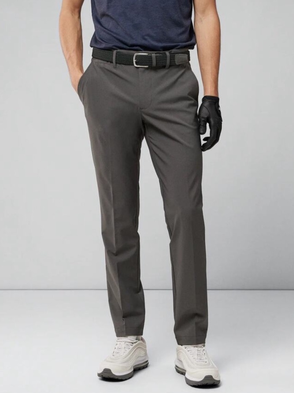 J.Lindeberg Men’s Elliott Performance Stretch Golf Pant 36x30 Gray Volcanic Ash